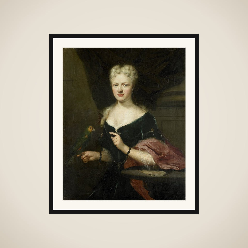 Portrait of Maria Magdalena Stavenisse, Wife of Jacob de Witte of Elkerzee, Councilor of Zierikzee framed