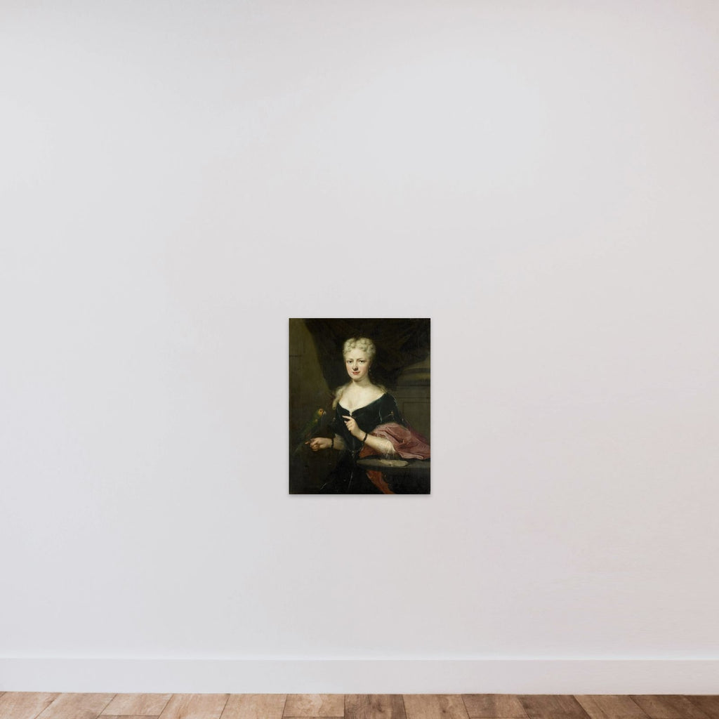 Portrait of Maria Magdalena Stavenisse, Wife of Jacob de Witte of Elkerzee, Councilor of Zierikzee unframed — shown to scale