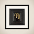 Portrait of een man framed