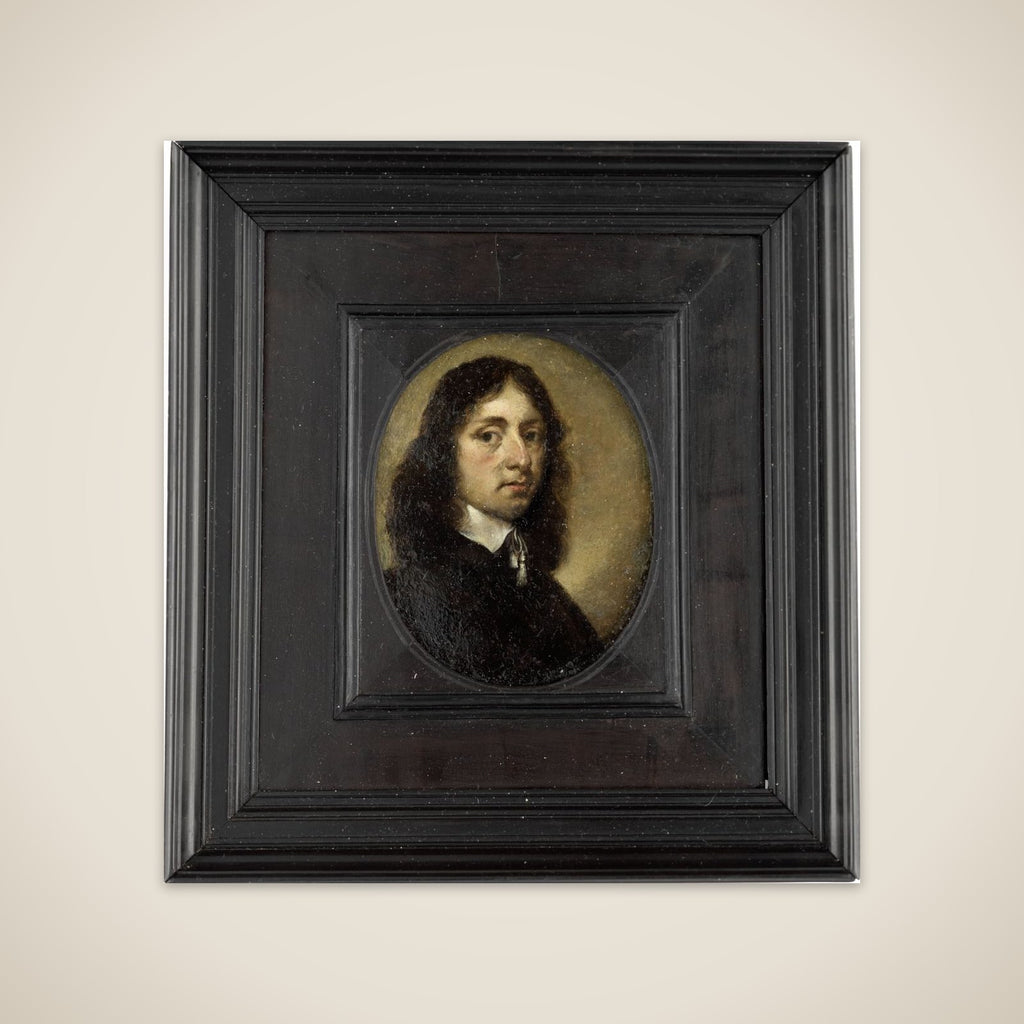 Portrait of een man unframed print