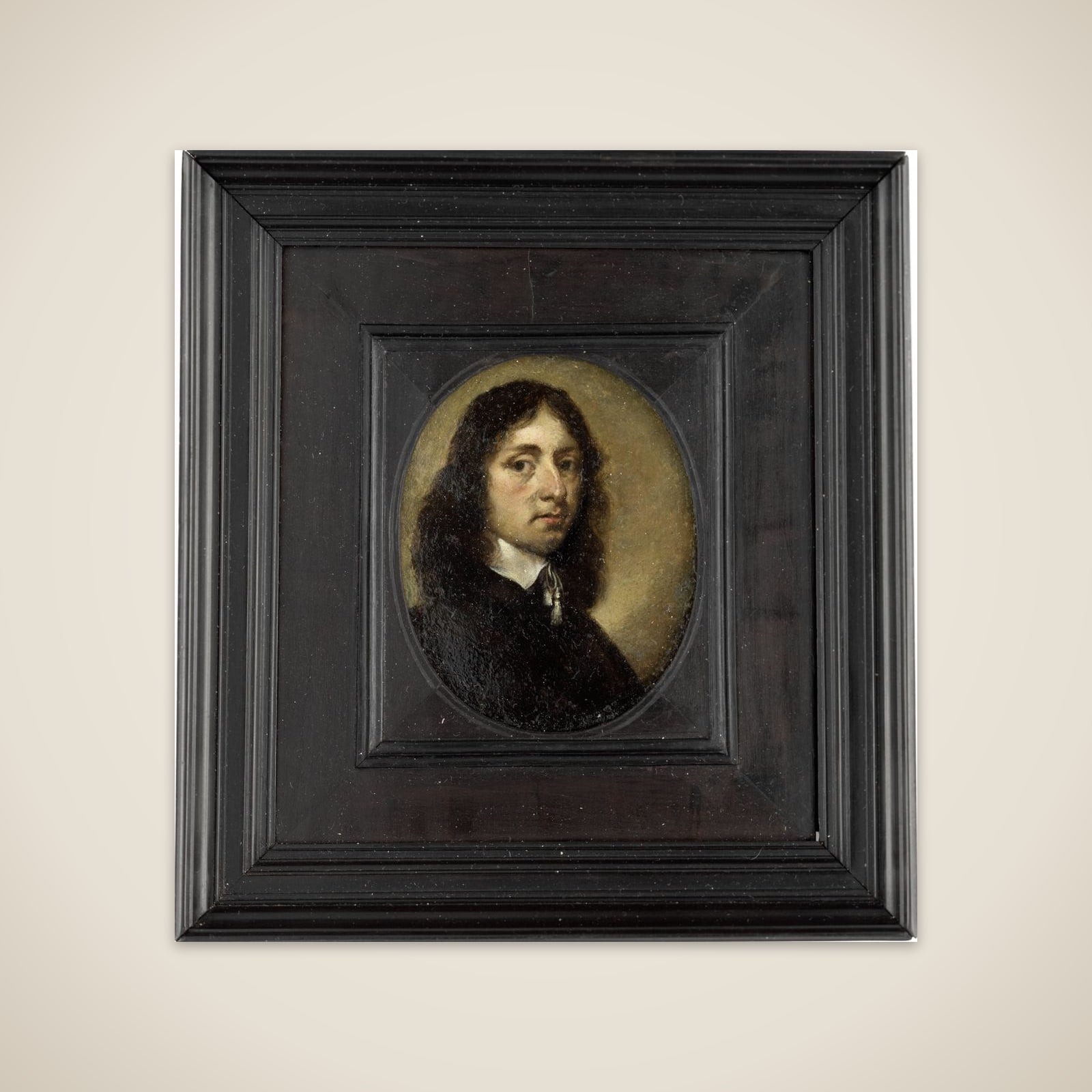 Portrait of een man unframed print