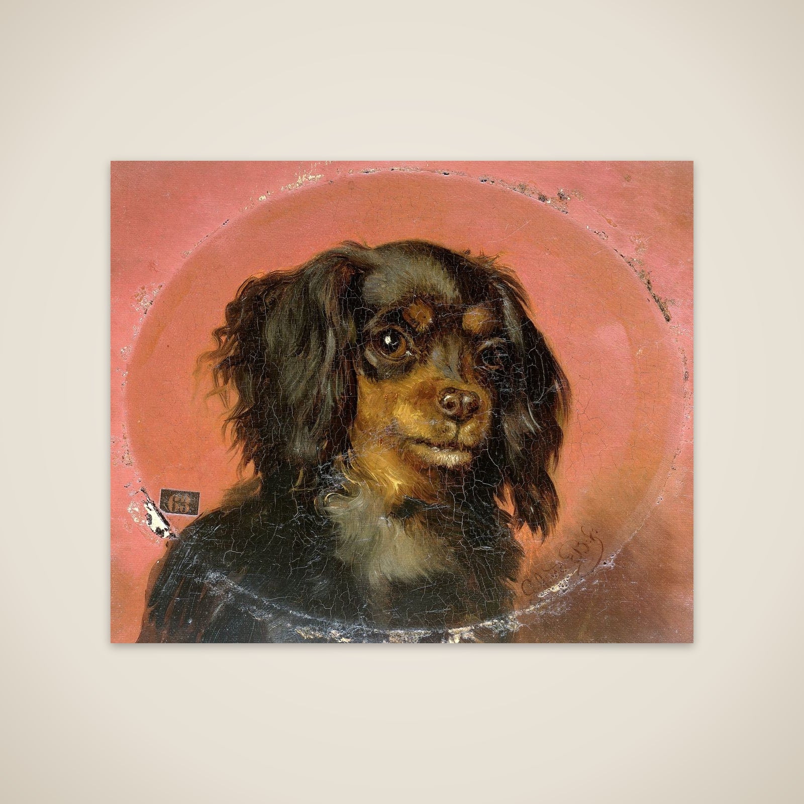 Portrait of a Puppy unframed print