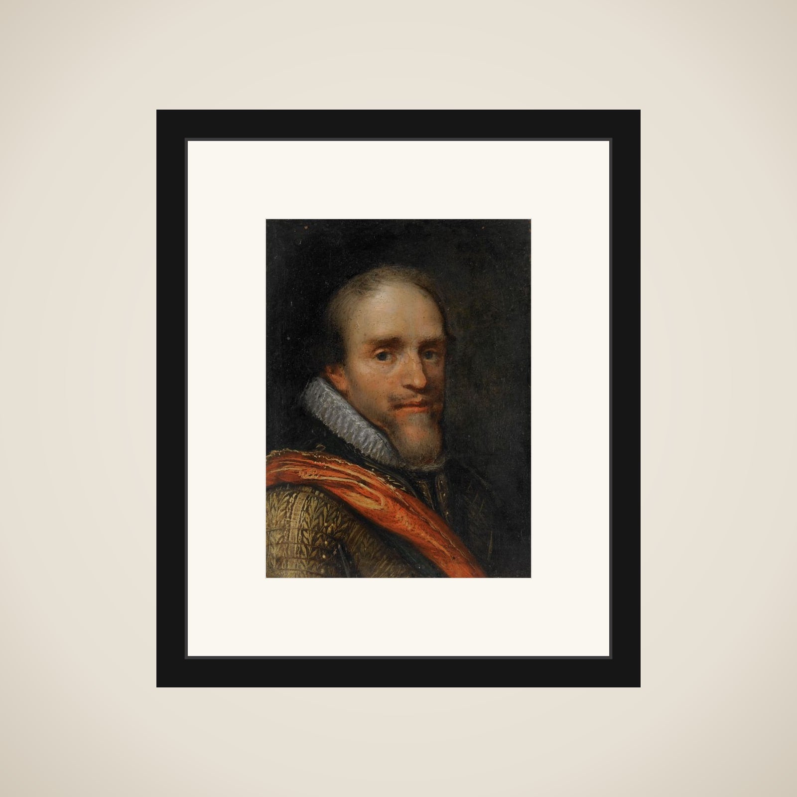 Portrait of Maurice (1567-1625), Prince of Orange framed