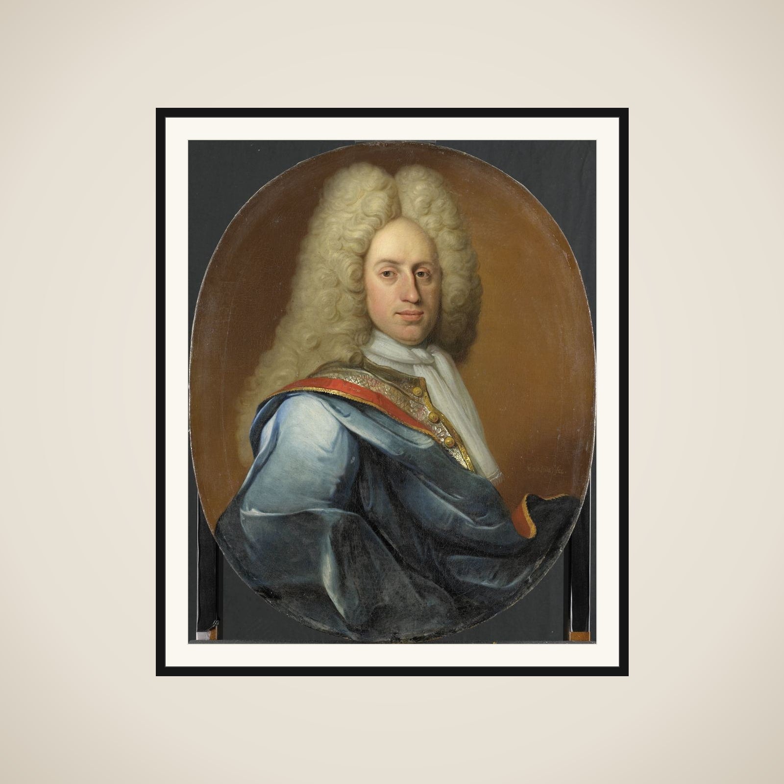 Hieronymus Josephus Boudaen, Lord of St Laurens and Popkensburg framed