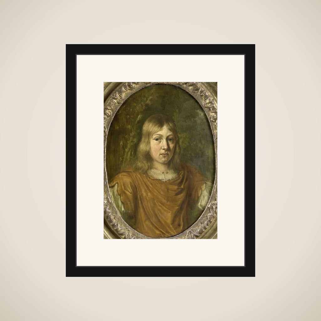 Portrait of a young Man framed