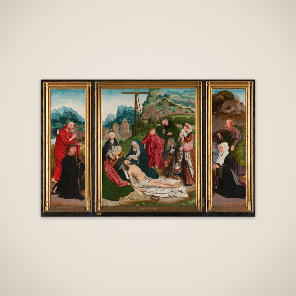 Triptych with the Lamentation unframed print