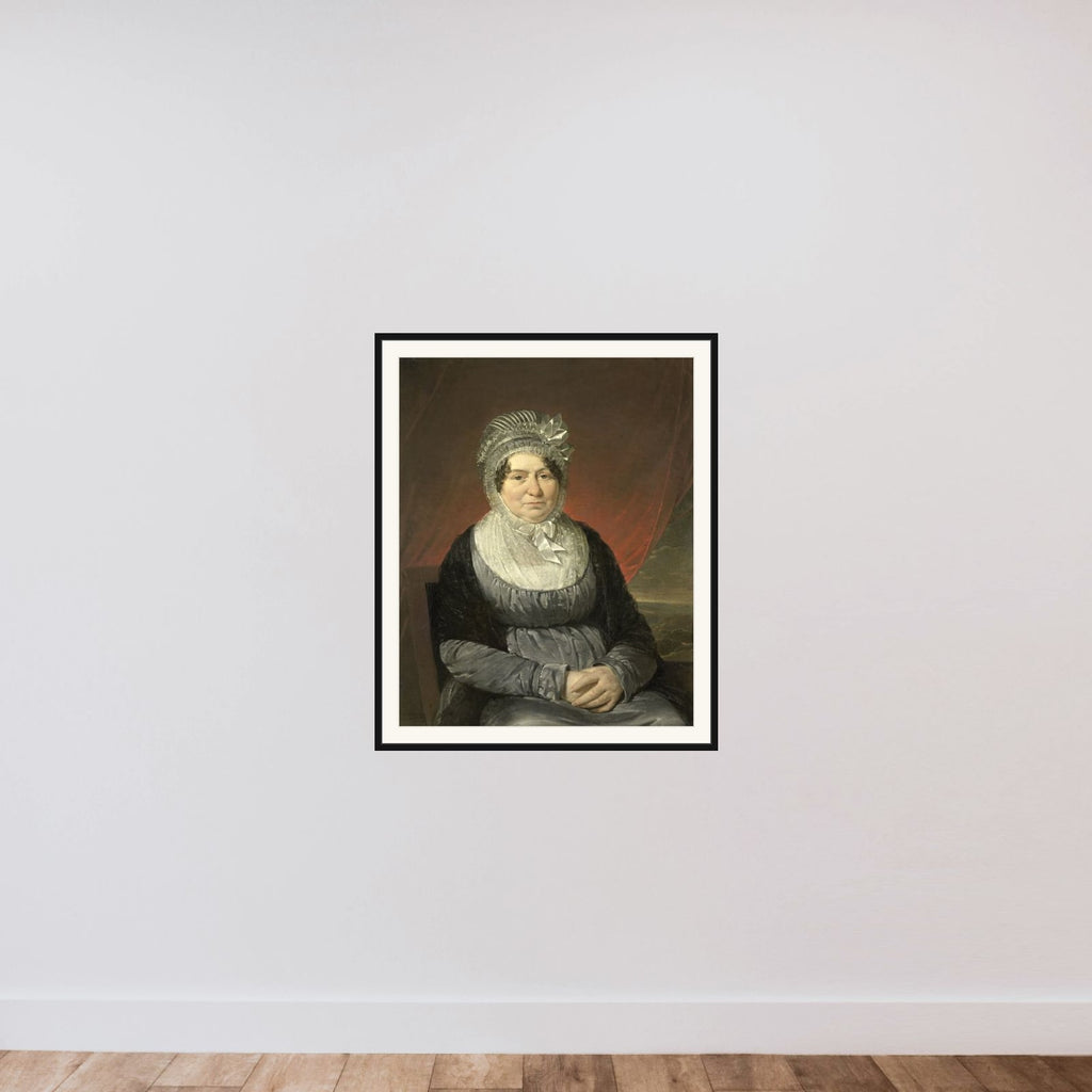 Mrs Brak-Haskenhoff framed — shown to scale