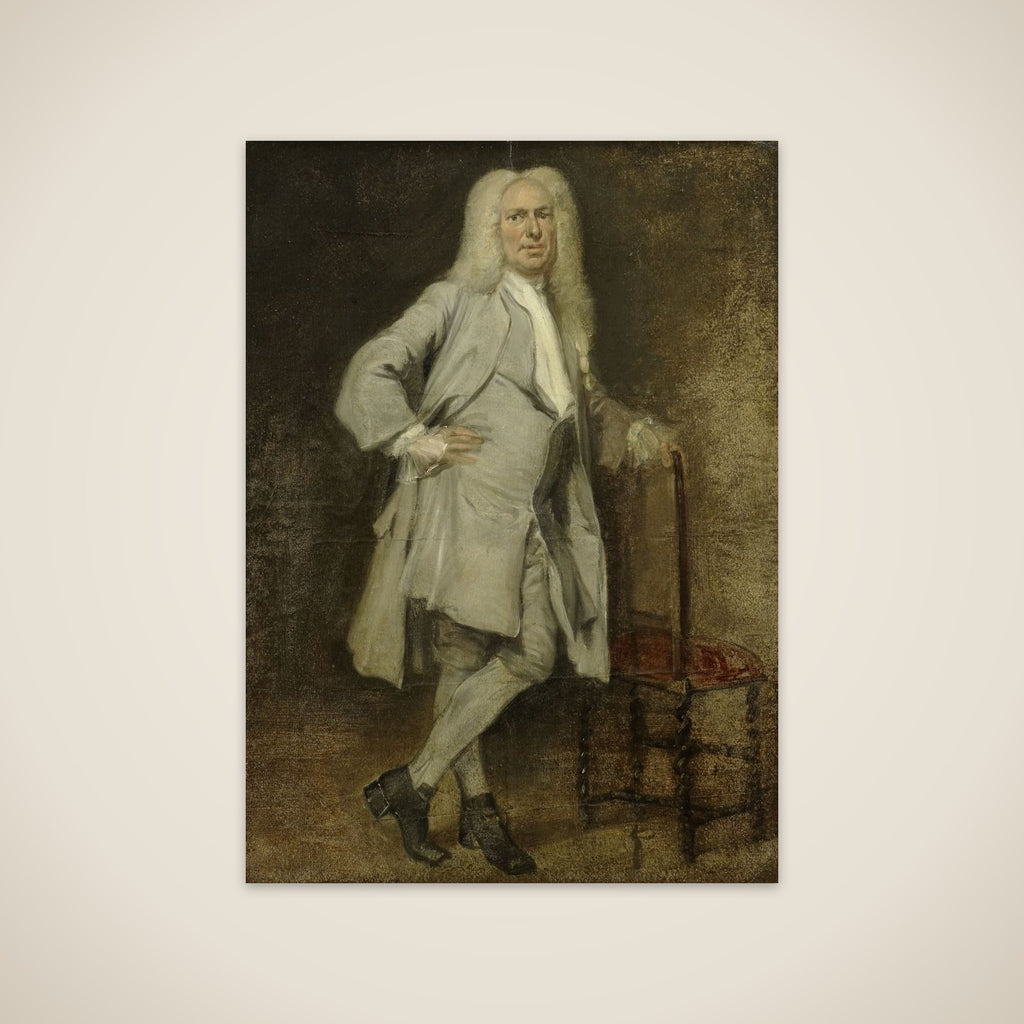 Portrait of Jan Lepeltak, Timber Merchant in Amsterdam, Regent of the Aalmoezeniersweeshuis Orphanage unframed print