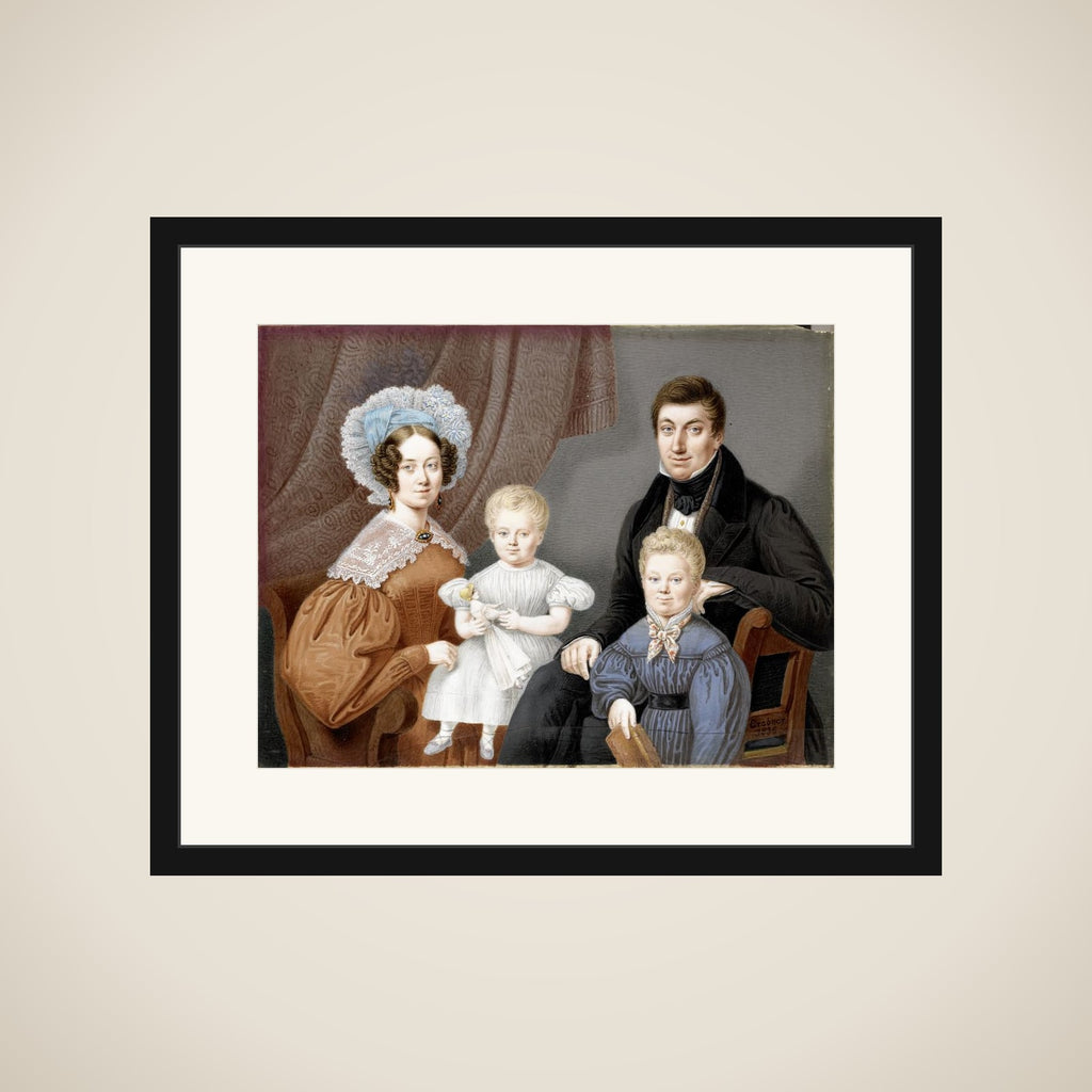 De familie Diederichs framed