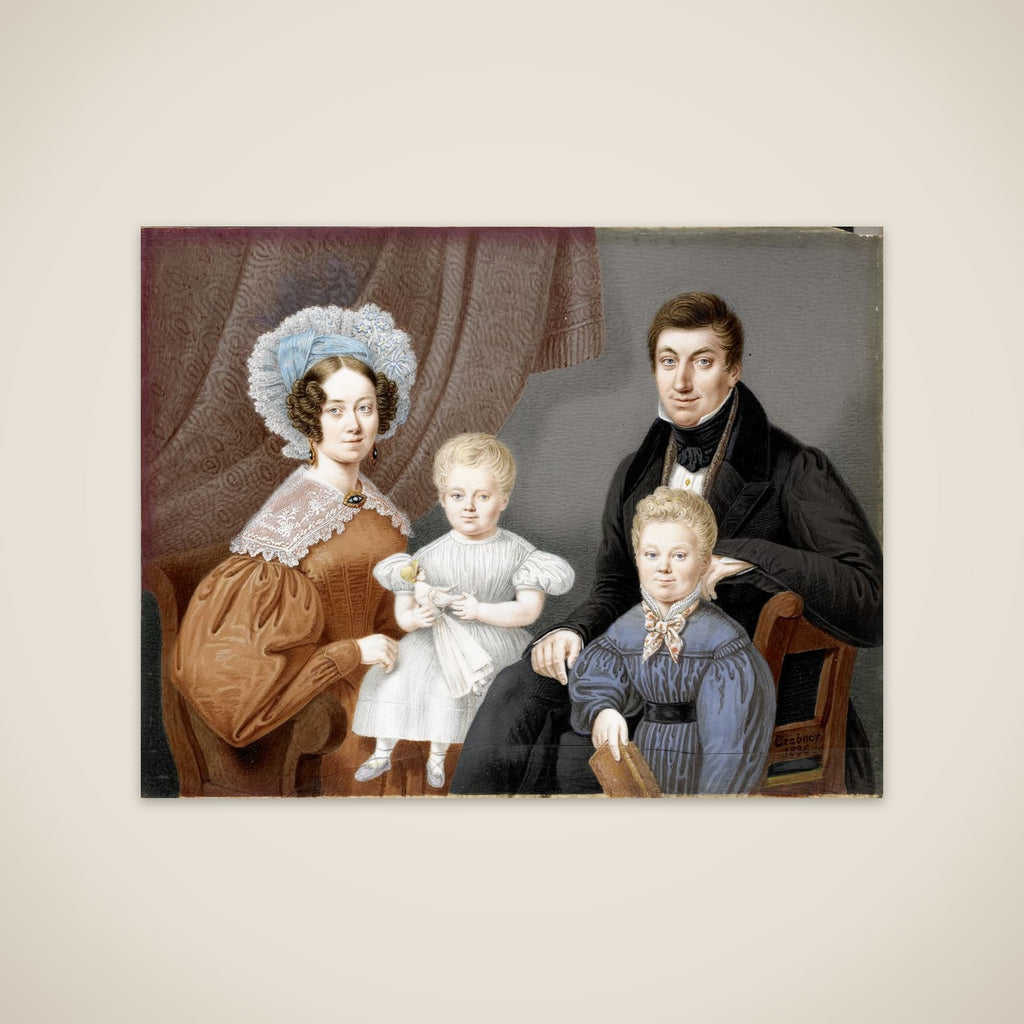 De familie Diederichs unframed print