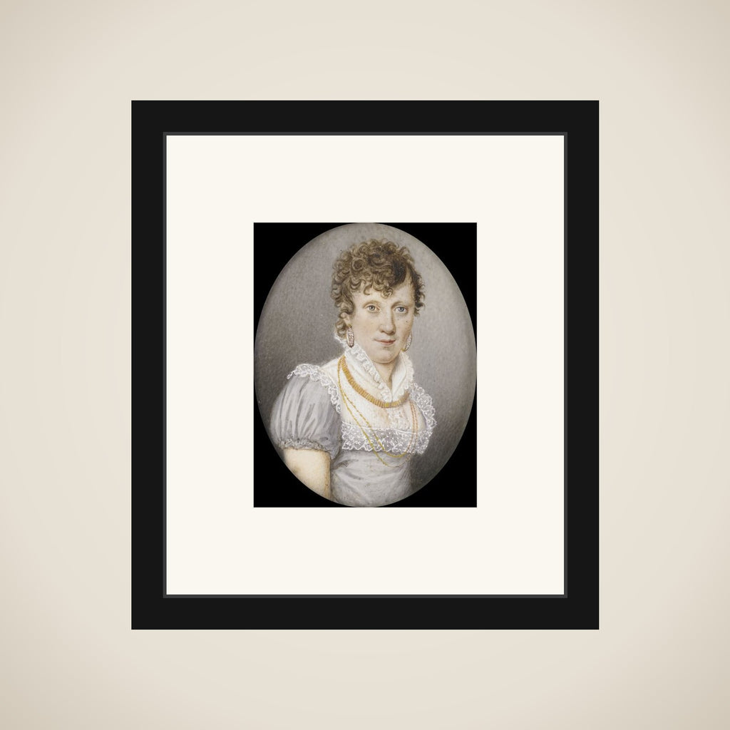 Maria Elisabeth Schreiber (1765-1822). Echtgenote van Georg Albrecht Diederichs framed