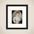 Maria Elisabeth Schreiber (1765-1822). Echtgenote van Georg Albrecht Diederichs framed