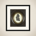 Portrait of een man framed