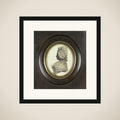 Portrait of een vrouw framed