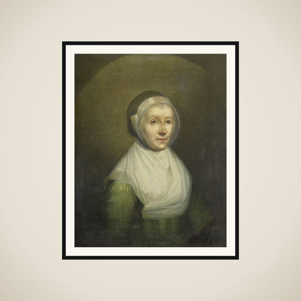Portrait of Christina Sebilla Charlotte Bakhuizen (1750-1810) framed