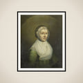 Portrait of Christina Sebilla Charlotte Bakhuizen (1750-1810) framed