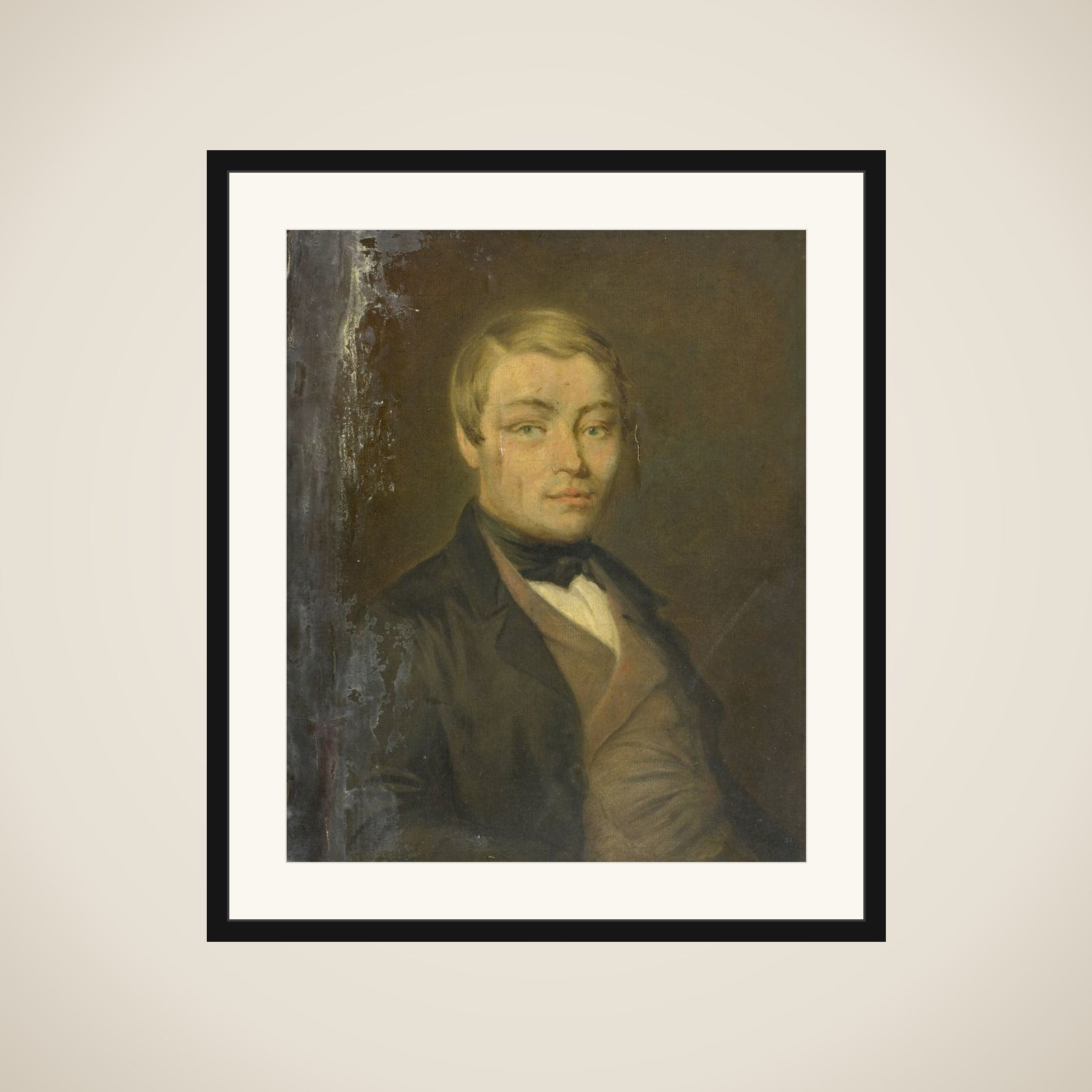 Portrait of Rudolf Johannes van den Brink, Oldest Son of Hendrik Arend van den Brink framed