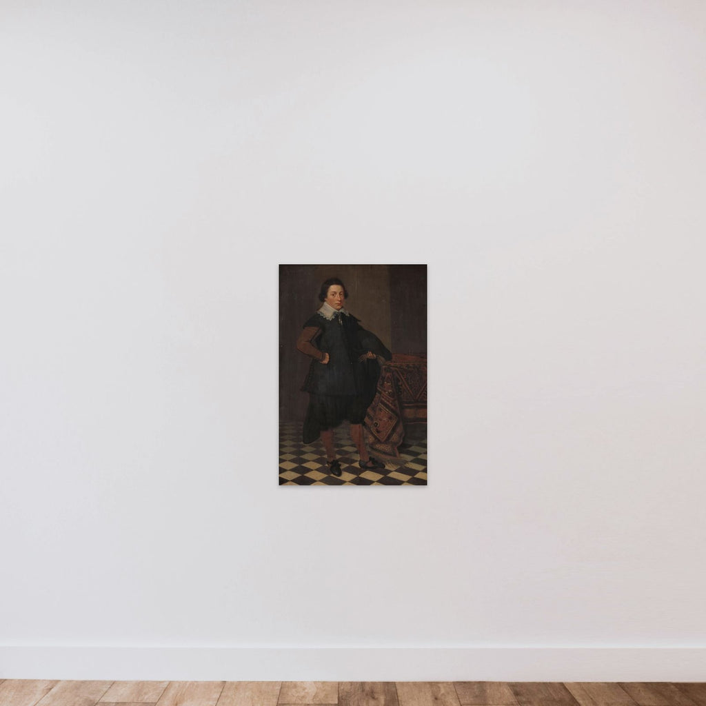Paul de Hooghe (1611-74) unframed — shown to scale