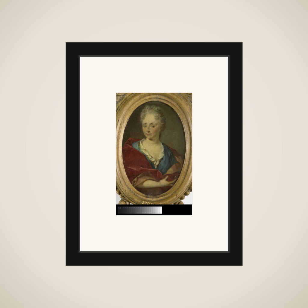 Portrait of een vrouw framed