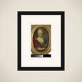 Portrait of een vrouw framed
