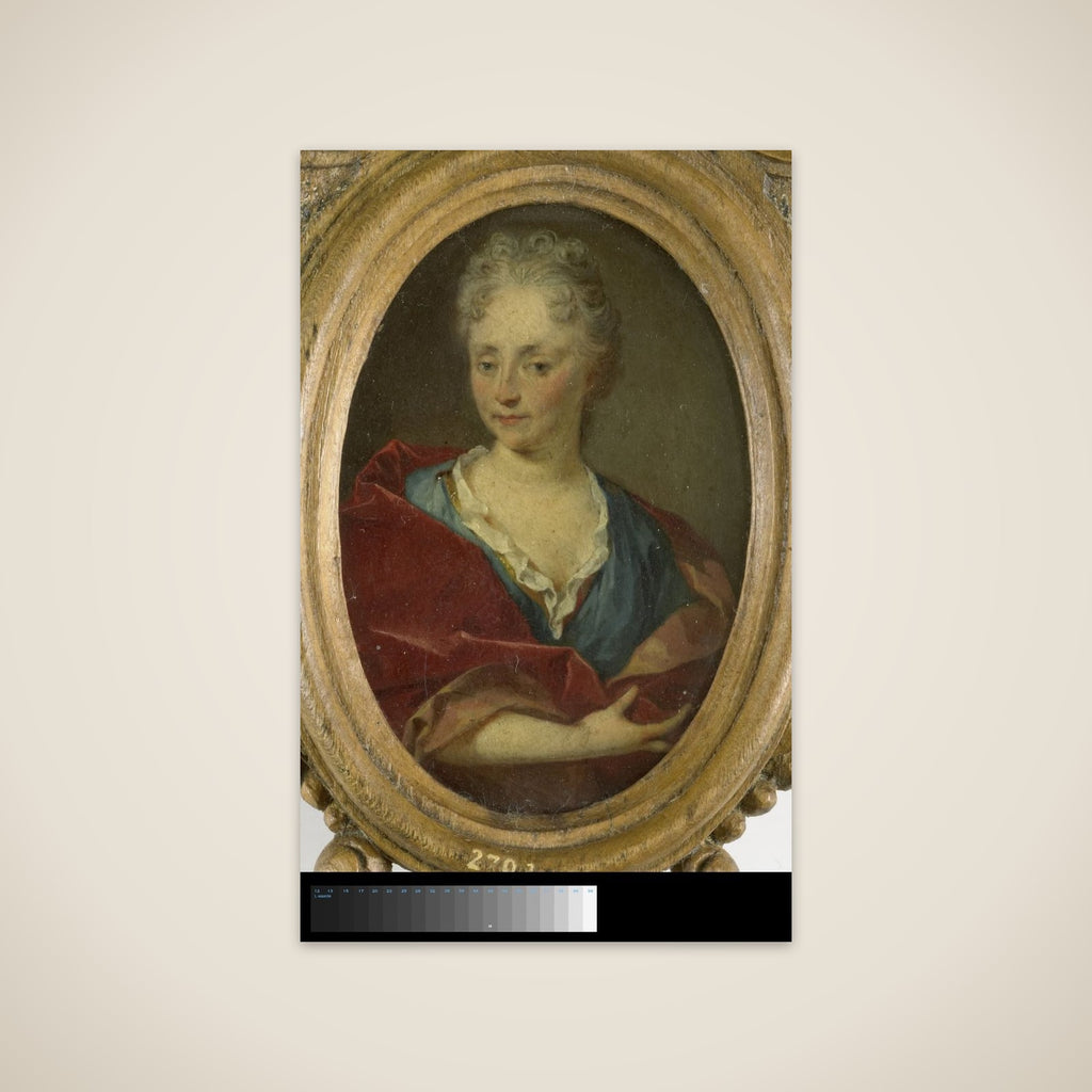 Portrait of een vrouw unframed print