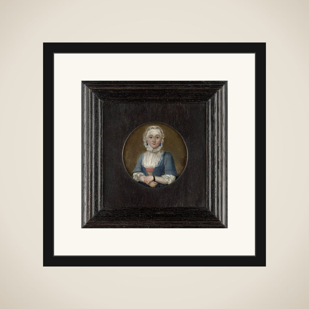 Portrait of een vrouw framed