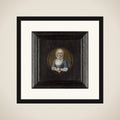 Portrait of een vrouw framed