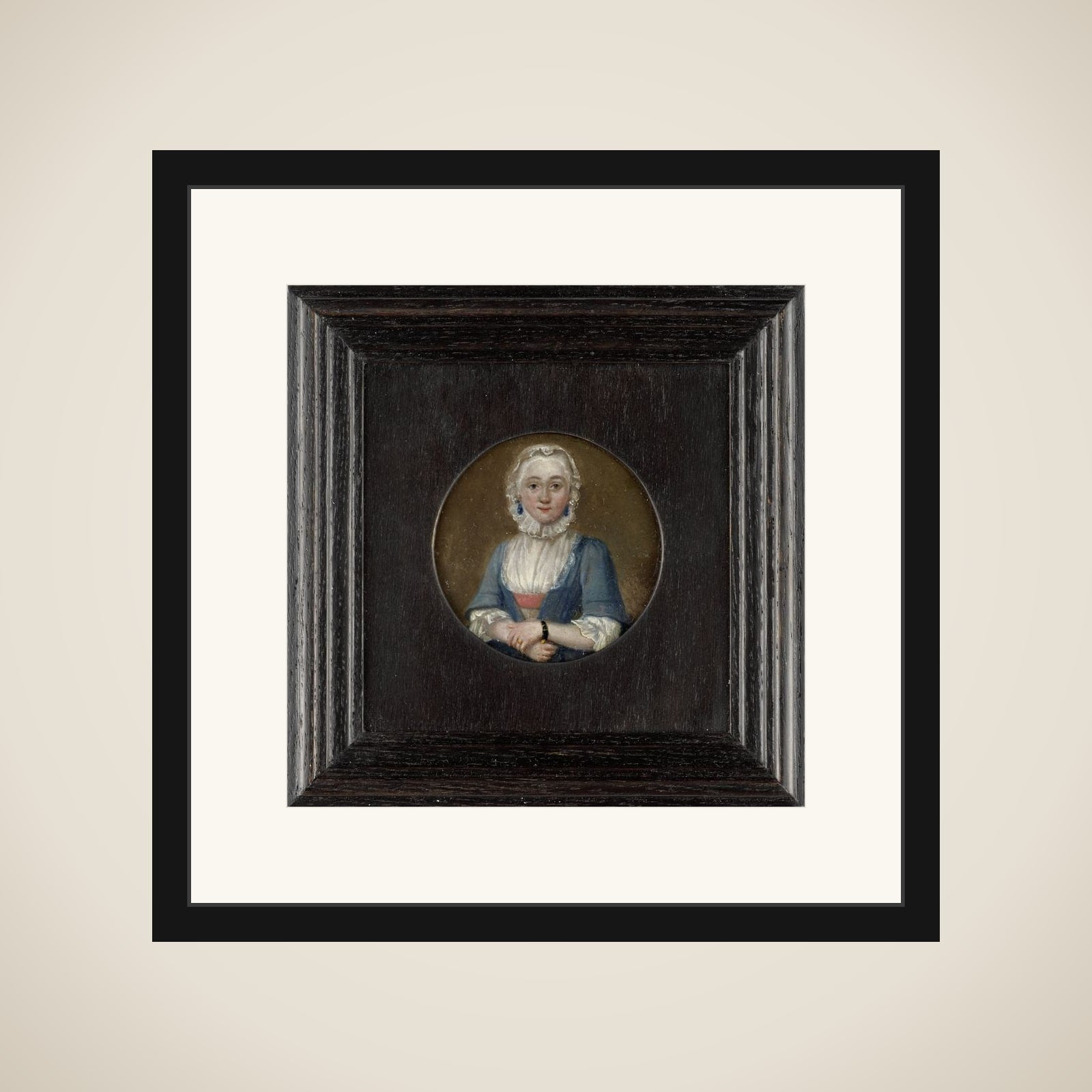 Portrait of een vrouw framed