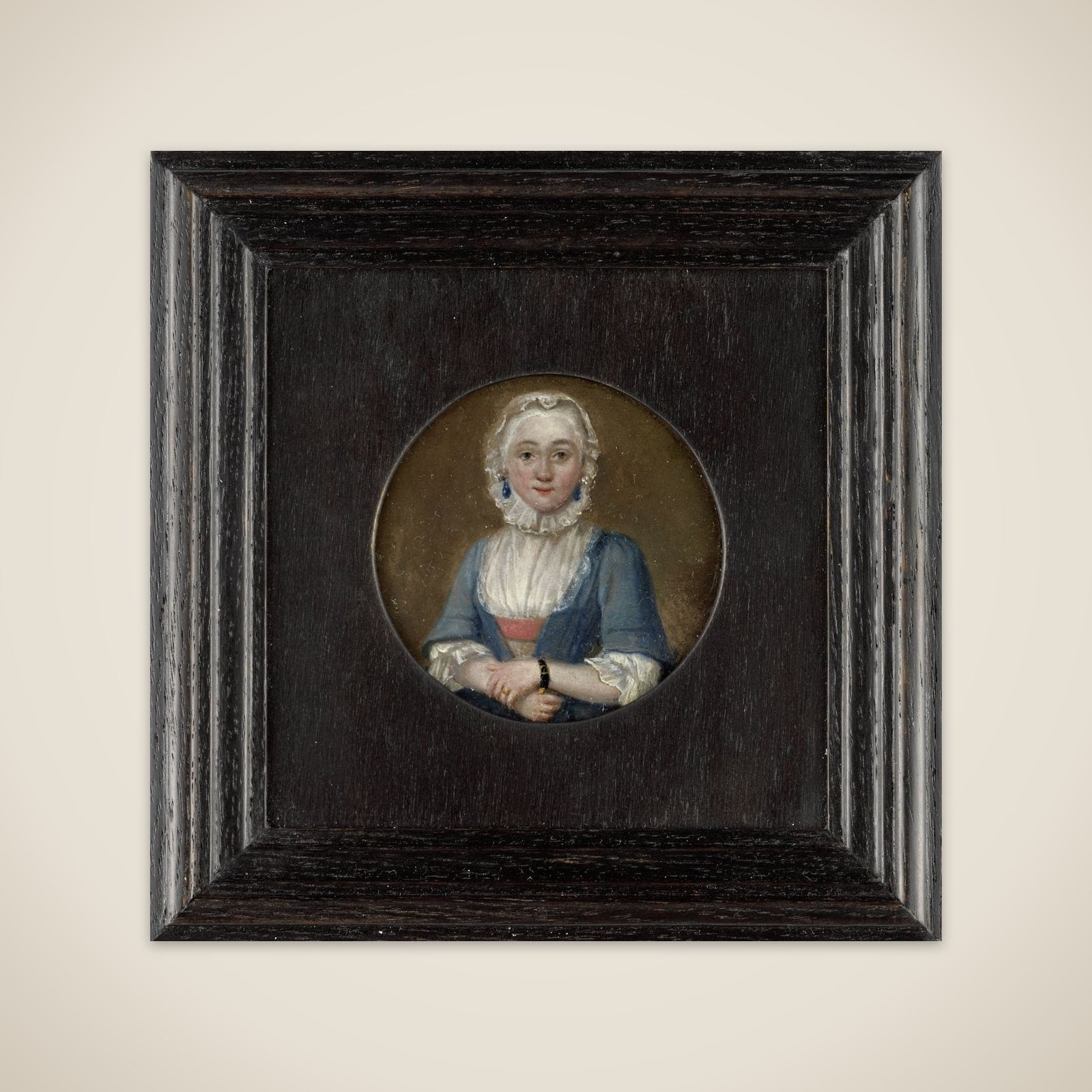 Portrait of een vrouw unframed print