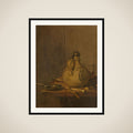 Still Life with Westerwald Jug and Smoking Paraphernalia framed