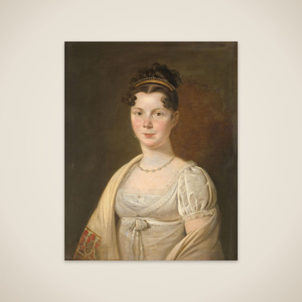 Portrait of Wilhelmina Maria Haack (1786-1857), fourth Wife of Gerrit Verdooren unframed print