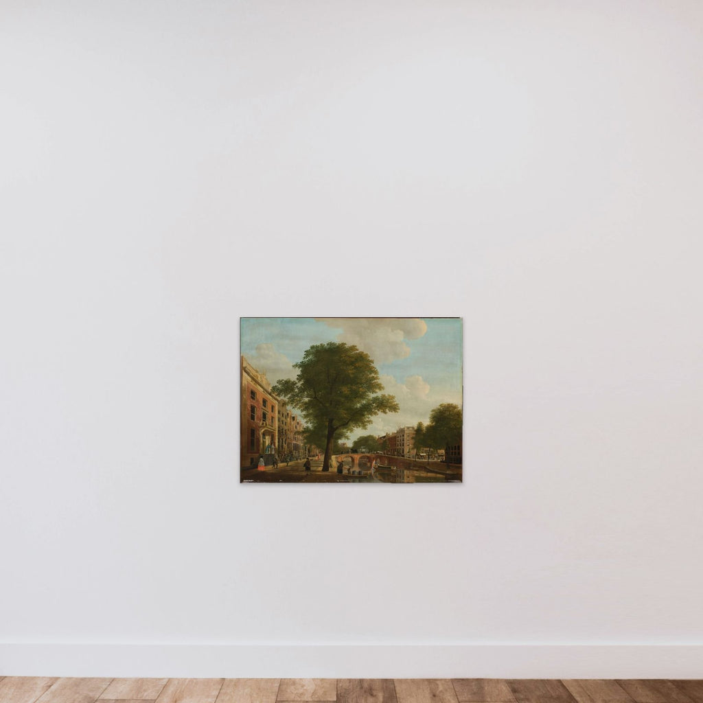 View of the Herengracht near the Leidsestraat, Amsterdam unframed — shown to scale