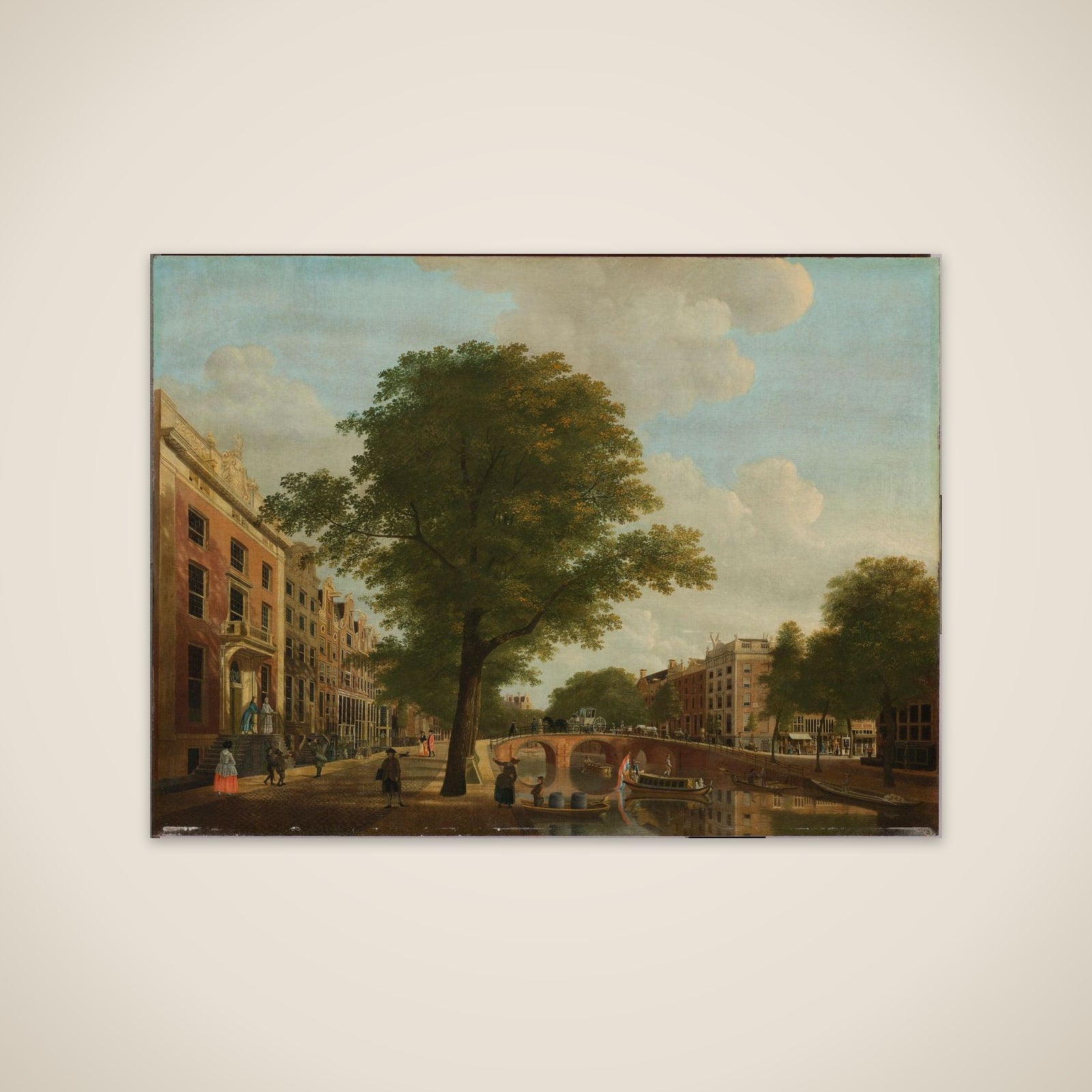 View of the Herengracht near the Leidsestraat, Amsterdam unframed print