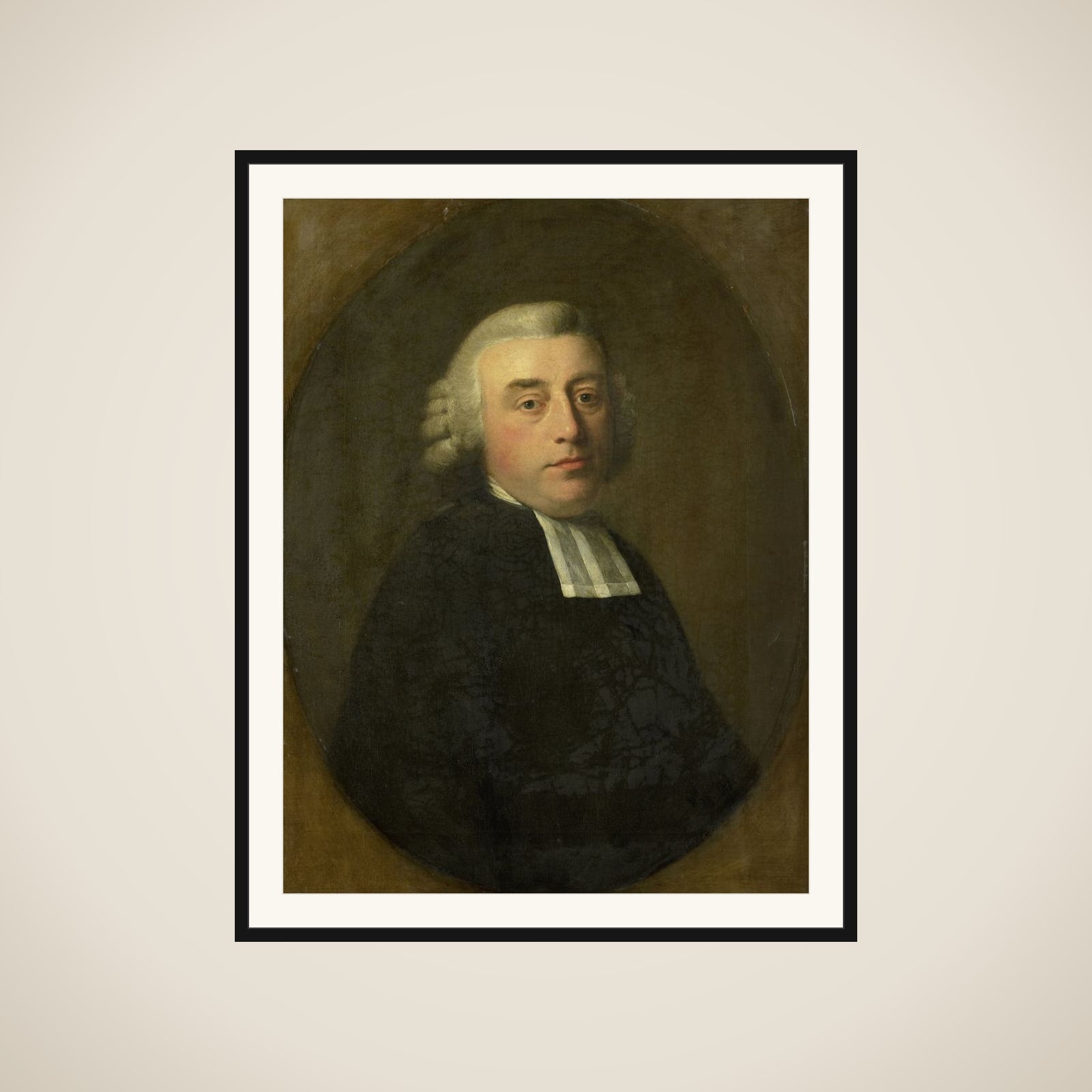 Portrait of Antonius Kuyper, Clergyman in Amsterdam framed