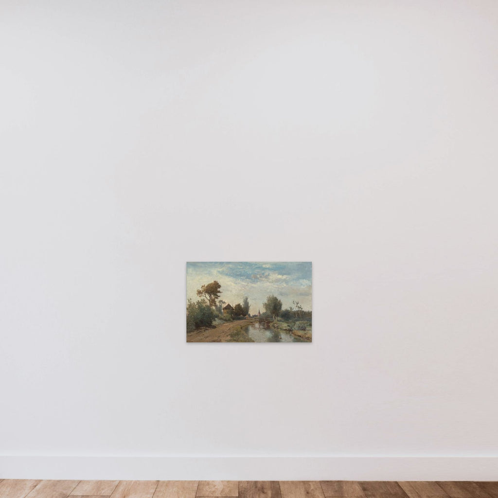 Landscape near Kortenhoef unframed — shown to scale