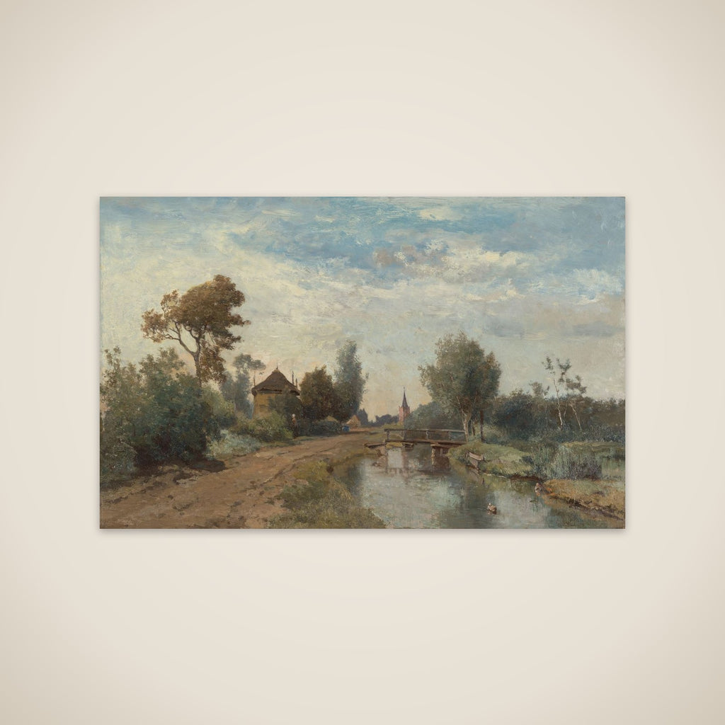 Landscape near Kortenhoef unframed print