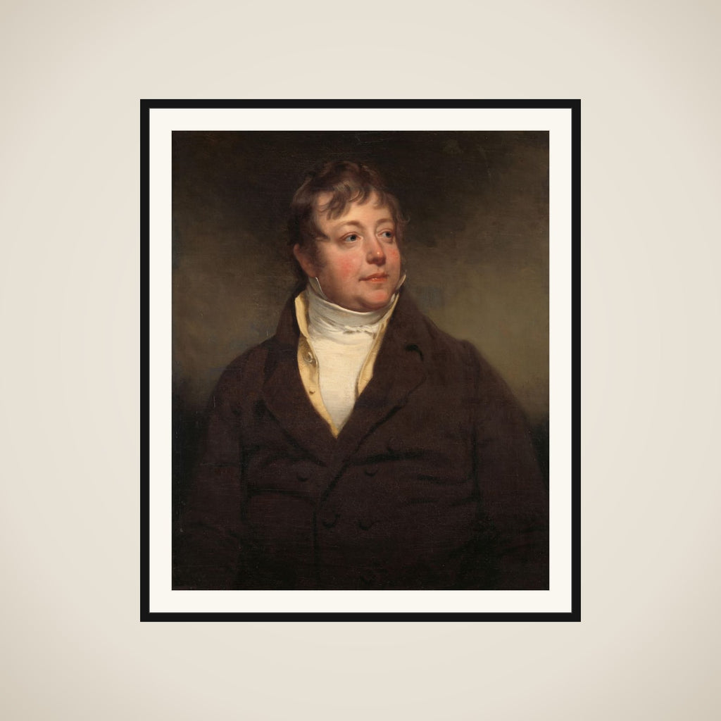 Portrait of a Man, perhaps J.W. Beynen framed
