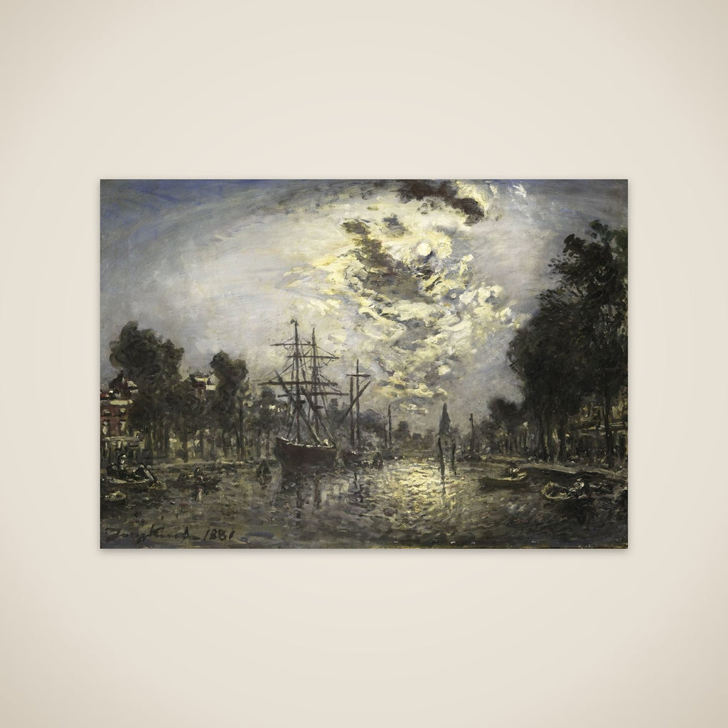 Rotterdam in the Moonlight unframed print