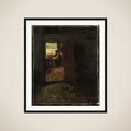 Domestic Interior with Country Woman and Child framed