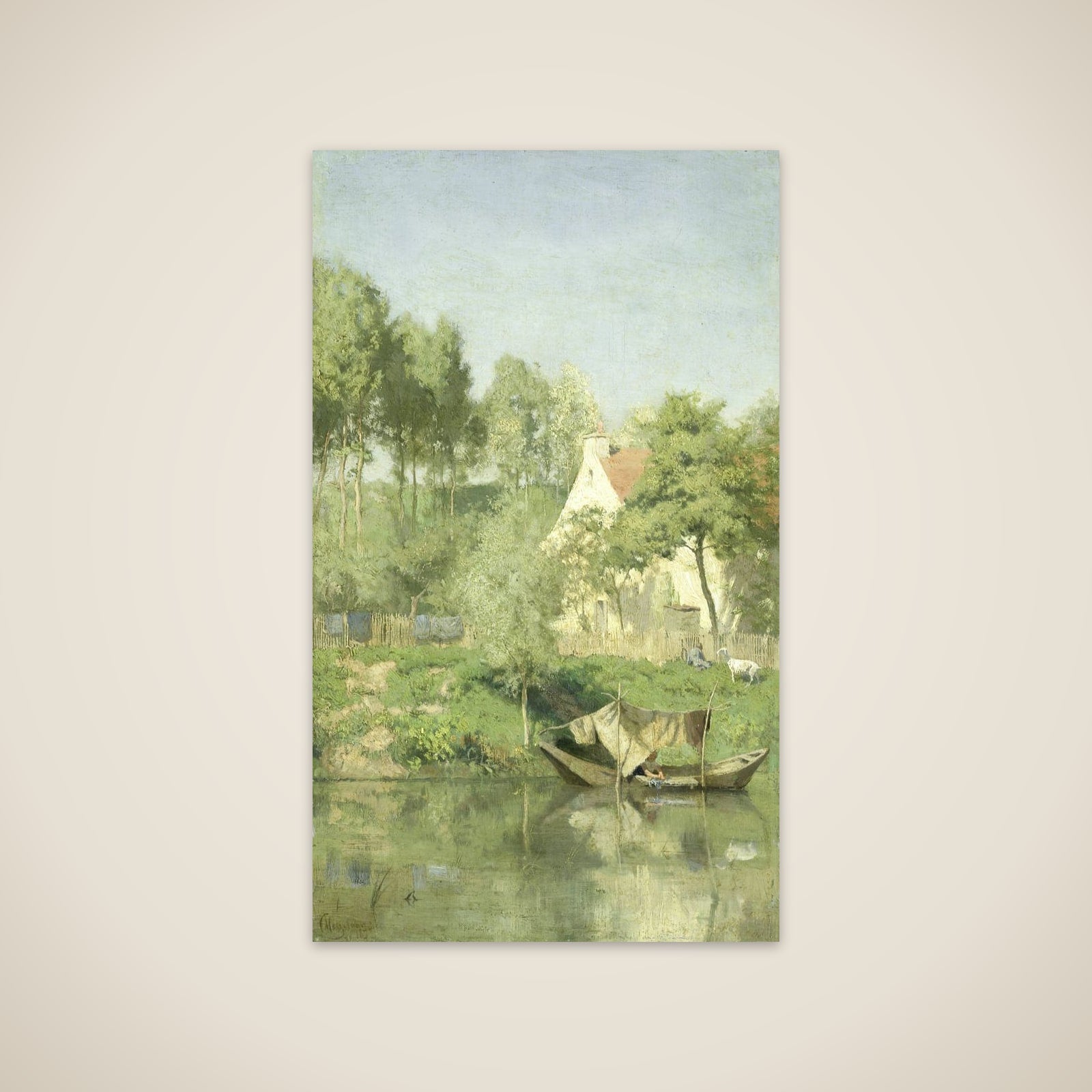 Aan de Oise unframed print