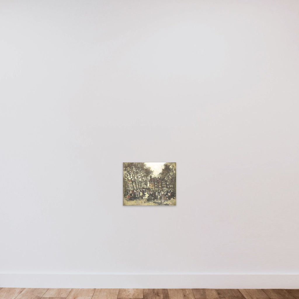 De Noordermarkt te Amsterdam unframed — shown to scale