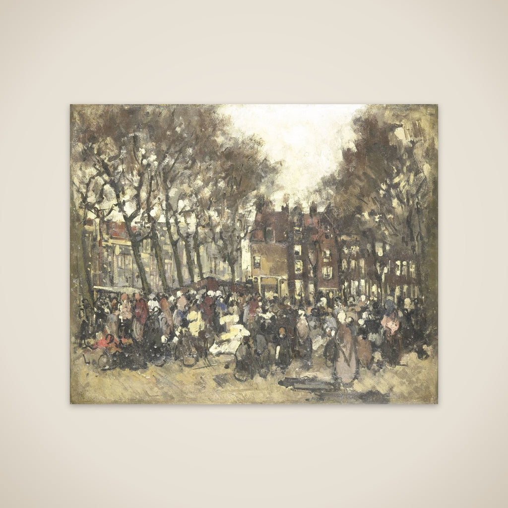 De Noordermarkt te Amsterdam unframed print