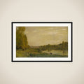 Landscape on the Oise framed