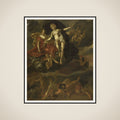 Diana and Virtus Punish Venus and Bacchus framed
