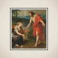 Christ Appearing to Mary Magdalen as a Gardener (Noli me Tangere) framed