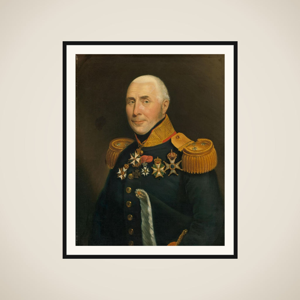 Gijsbertus Martinus Cort Heyligers (1770-1849). Lieutenant General in the Infantery framed