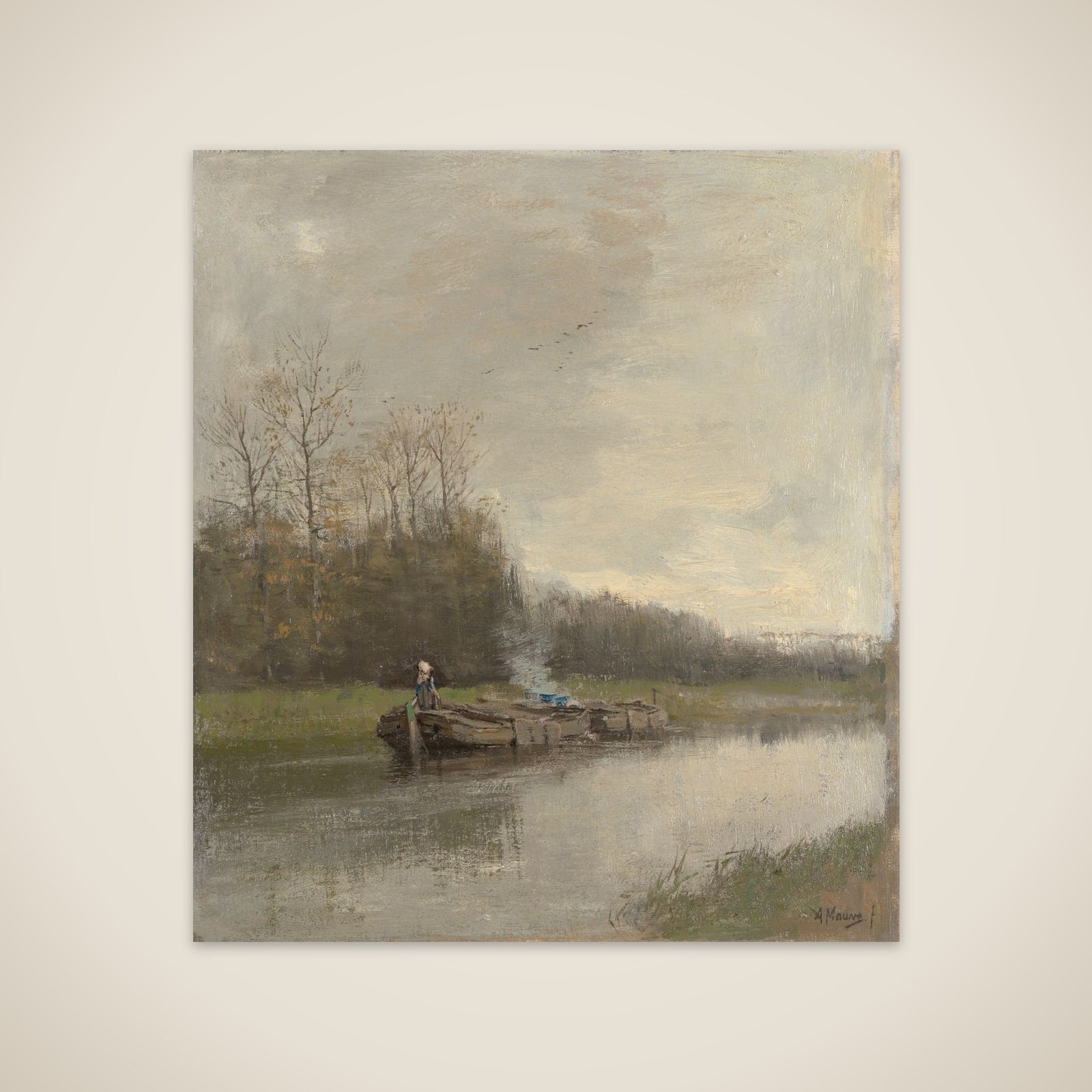 Trekvaart unframed print