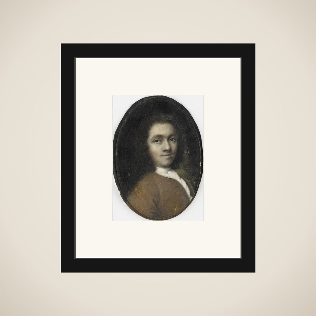 Self-portrait framed