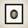Herman Wolters (1682-1756). Echtgenoot van de schilderes framed