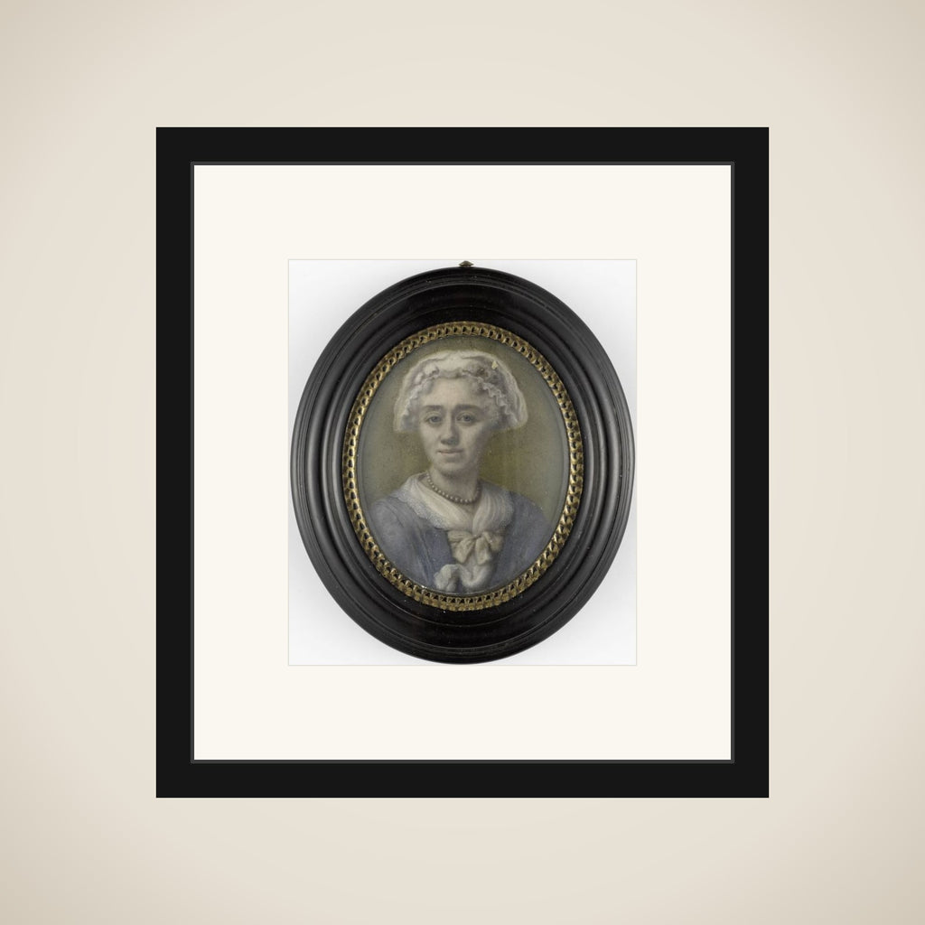 Self-portrait framed
